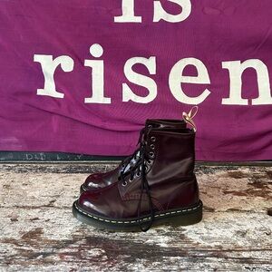 Y2K Dr Martens Classic 1460 Burgundy Womens 7